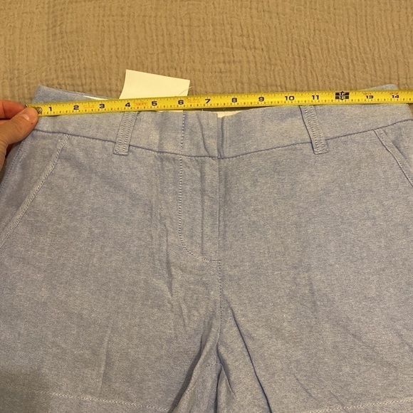 J. Crew blue Classic Oxford Short. 100% cotton. Style #H5167. New - Picture 5 of 8
